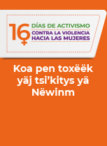 16 días de activismo contra la violencia hacia las mujeres